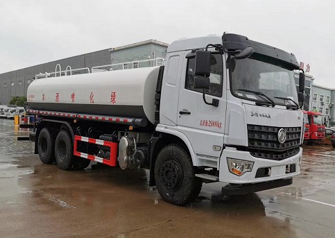 國六19方東風(fēng)D3L后雙橋綠化灑水車(chē)_SCS5250GPSDFV6型綠化噴灑車(chē)