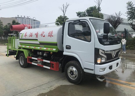 5方灑水車(chē)參數_國六東風(fēng)福瑞卡5方綠化灑水車(chē)