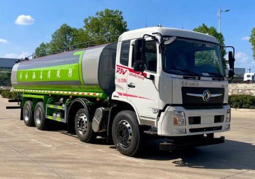 國六東風(fēng)D3V前四后八灑水車(chē)_東風(fēng)前四后八28.5方灑水車(chē)
